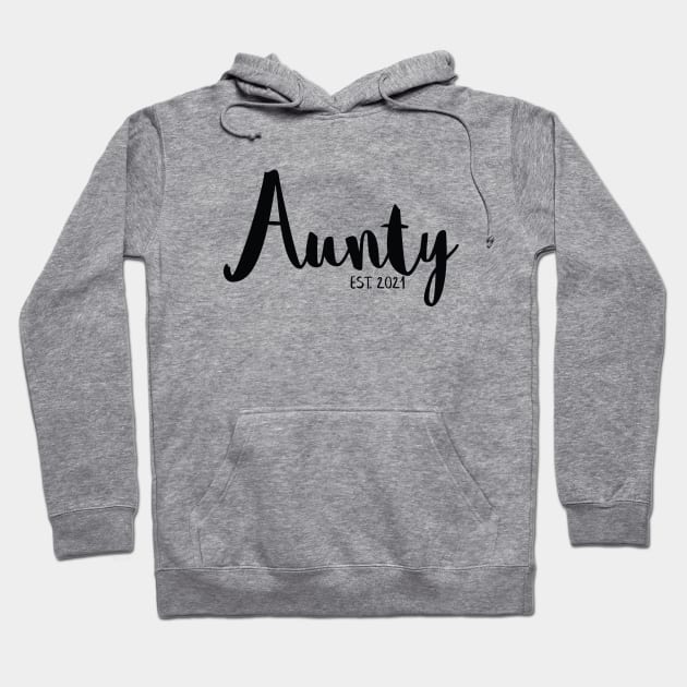 Aunty Pregnancy Announcement Hoodie by Bumblebee's Designs